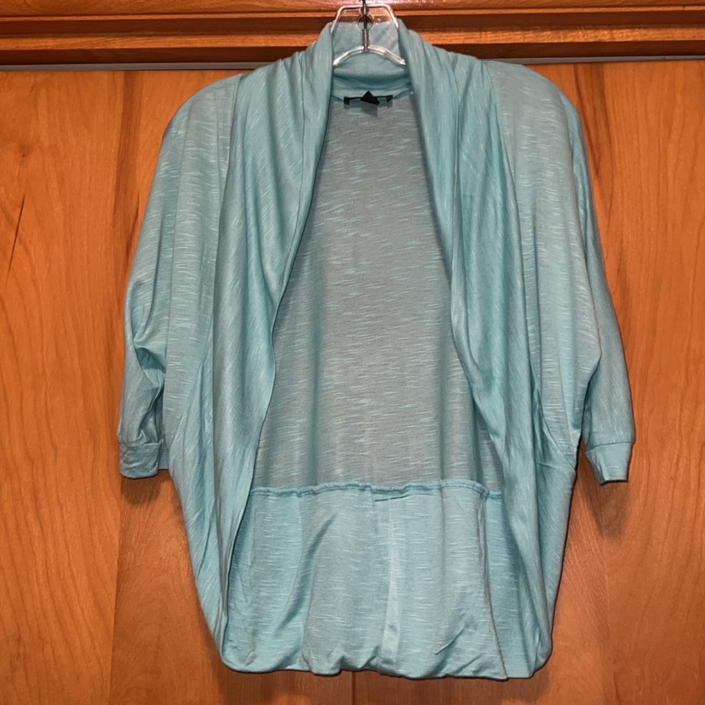 BCX Women's Open-Front Cardigan Lightweight Bolero Shrug Size Medium